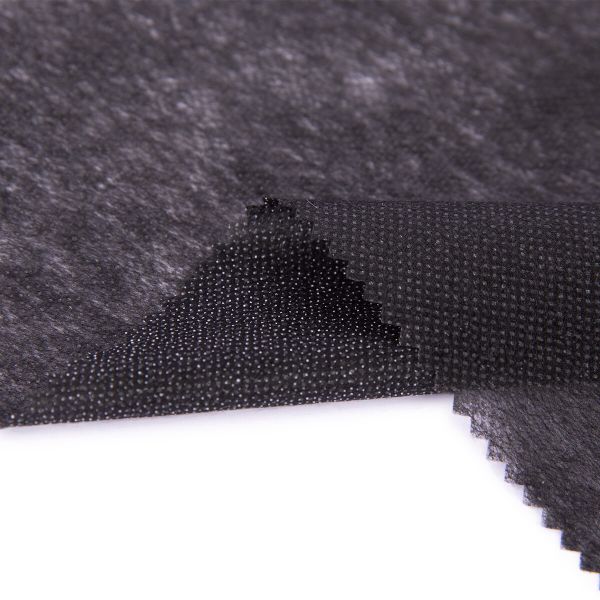 Флизелин клеевой точечный 24±5 г/м², 100х50 см, черный, Gamma GDD-620