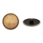 Пуговицы на ножке 36L (23мм), металл (OB бронза), ME_678, 36 шт