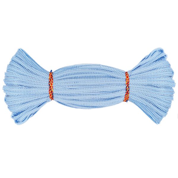 Шнур отделочный сороконожка ⌀5.0 мм / 30 метров, голубой, С873