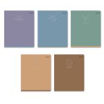 Тетрадь ученическая общая, пантон, A5+ 96 л. на скобе 60 г/м², белизна 100%, 5 шт, клетка в термоусадочной пленке, 000786 Заповедный мотив, Светоч 96ТЕТк-005