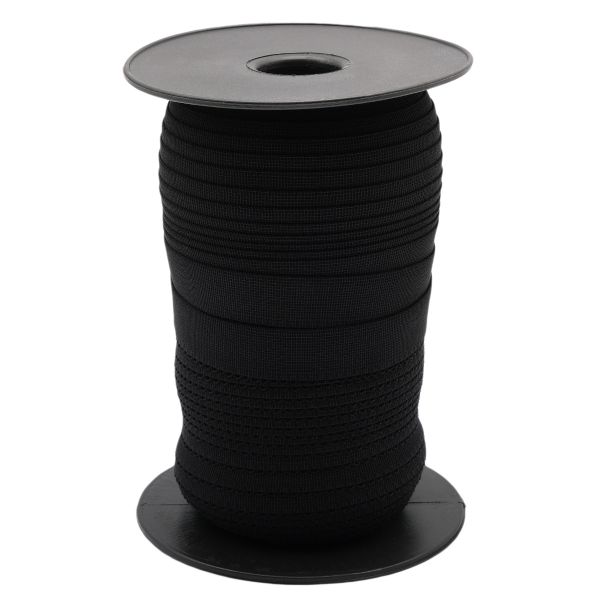 Резинка бельевая (отделочная) становая 20.0 мм / 50 метров, черный