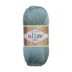 Пряжа Alize (Ализе) Diva / уп.5 мот. по 100 г, 350м, 463 мята A