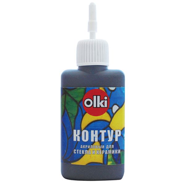 Контур акриловый для стекла и керамики (7334 свинец)