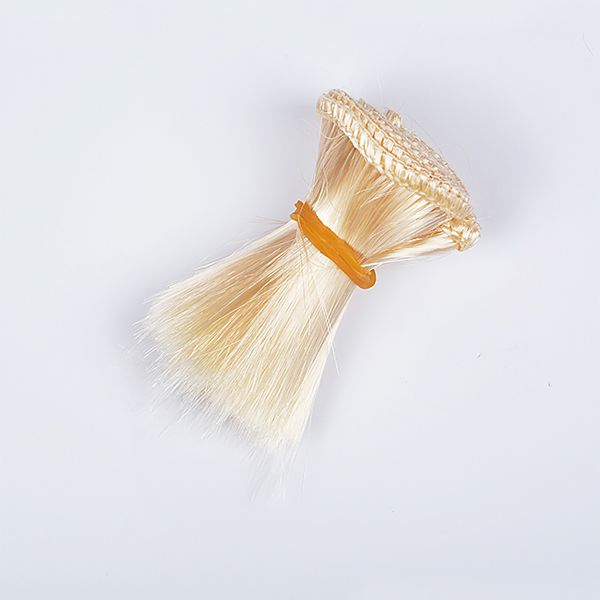 Трессы для кукол прямые, цв. 613A блондин B-50 см, L-5 см уп. 2 шт