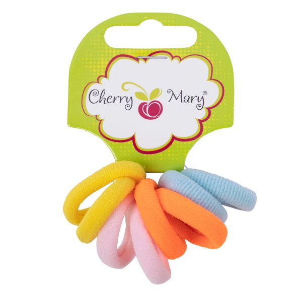 Набор резинок для волос 40 шт (5х8 шт), №03 ассорти, Cherry Mary R6007