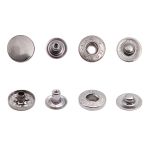 Кнопка Альфа (S-образная) ⌀15.0 мм, ≈50 шт, №54, Таблетка, МЕТАЛЛ, чер.никель, NEW STAR