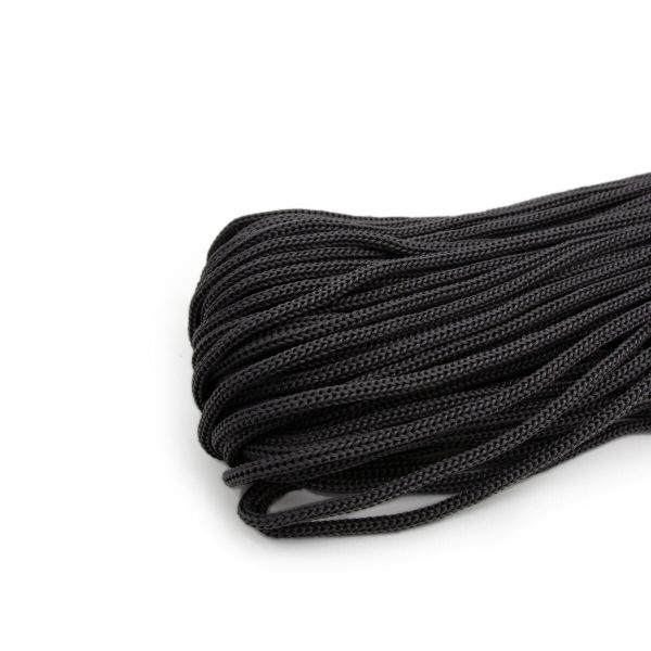 Шнур полипропилен круглый вязаный ⌀5.0 мм / 100 метров, 5-14 т.серый