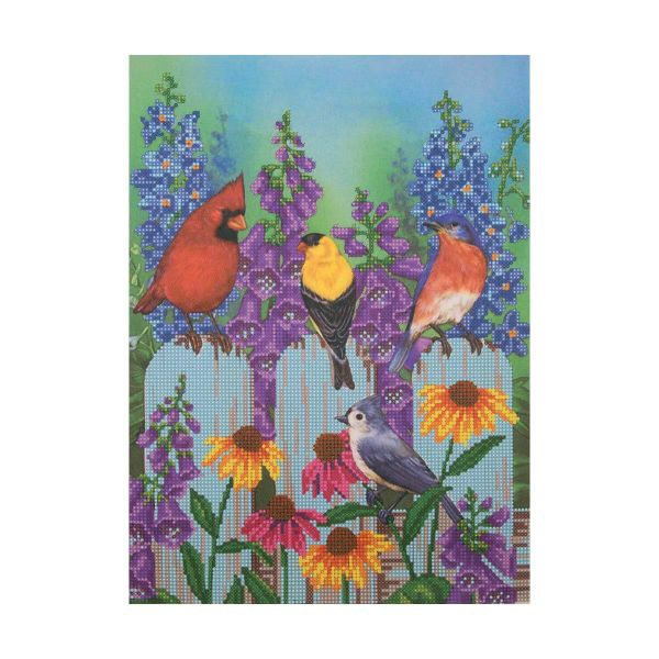 Канва с рисунком для вышивания бисером Посиделки Hobby&Pro 25-33см