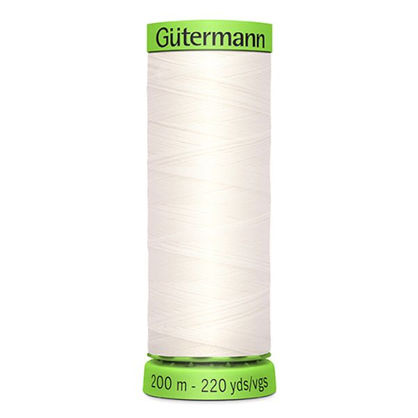 Нитки для тонких тканей Gutermann Extra Fine 150, 200м, 111 айвори, 1 катушка, SHV