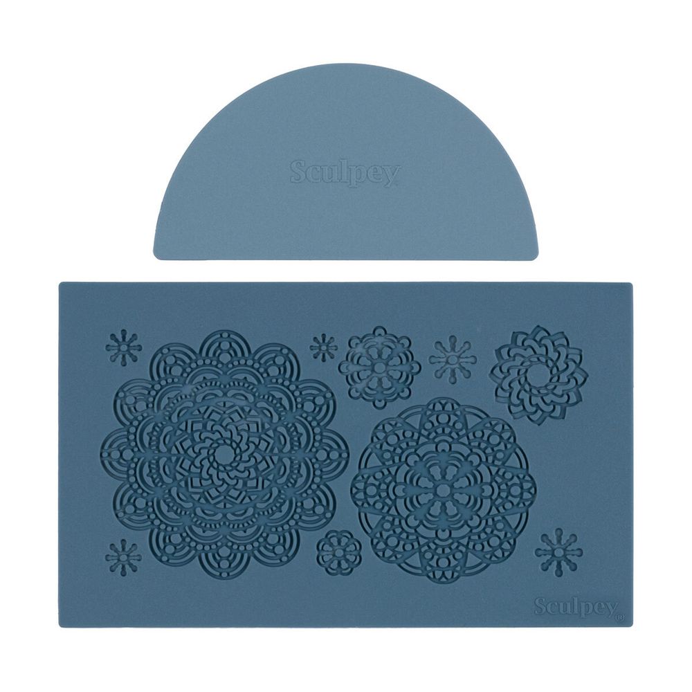 Форма силиконовая для слепков Sculpey Silicone Bakeable Mold -Mandala, Sculpey APM49