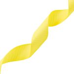 Лента репсовая (в рубчик) 25.0 мм, 060 лимонный, уп.18,28 м