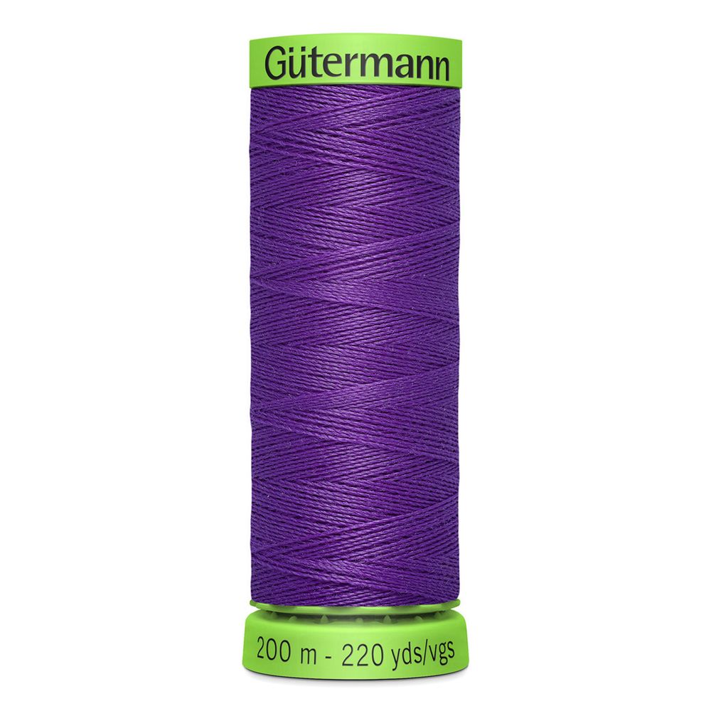 Нитки для тонких тканей Gutermann Extra Fine 150, 200м, 392 фиолетовый джинс, 5 катушек