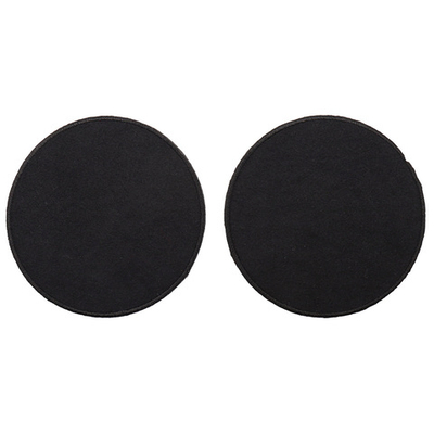 Термоаппликация Круг d-9см, уп., 2 шт, цв.черный