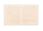 Заготовка из фанеры Панно с перфорацией Двойное, 15х25х0.4 см, Mr.Carving БА-47