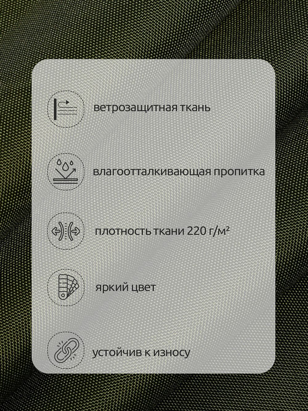 Оксфорд 600D PU1000 220 г/м², 150 см / 10 метров, ОКС.TBY600D.S305.10, S305 хаки