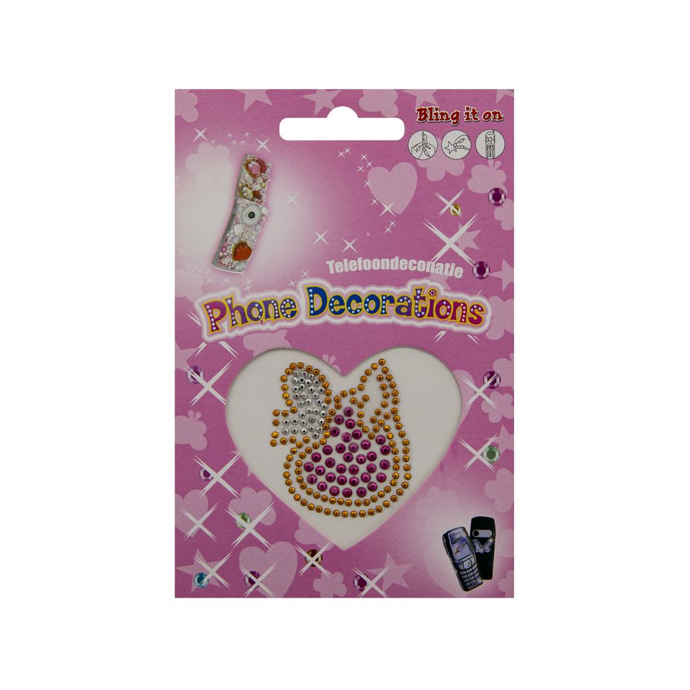 Наклейки декоративные, стразы, 1062/7704