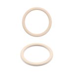 Кольца для бюстгальтера металл ⌀15.0 мм, 20 шт, C571 молочный, ГВ800