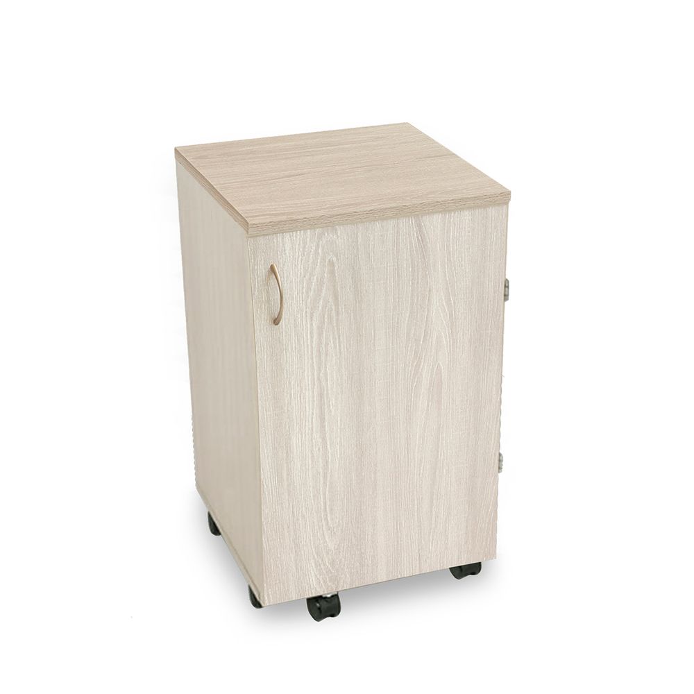 Тумбочка для хранения STORAGE PRO, серый дуб, 42х43х74.2 см, Hemline /TOS/