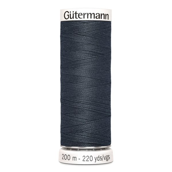 Нитки универсальные Gutermann Sew-all, 200м, 095 т.синий графитовый, 5 катушек