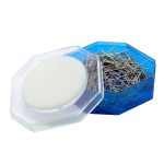 Булавки портновские, сталь 6 особо тонкие, серебристый цв. 0,60х30мм с игольницей, Prym /TOS/