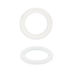 Кольцо уплотнительное пластик под люверс ⌀11 мм, прозр, 100 шт