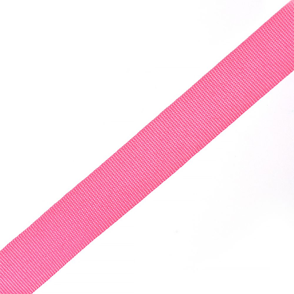 Тесьма в рубчик (шляпная) 20 мм, TGS20515S, цв.розовый уп.50м