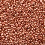 Бисер Astra&Craft 11/0 (2.1 мм), 200 г (10х20 г), цв. 1108-О оранжевое золото/металлик