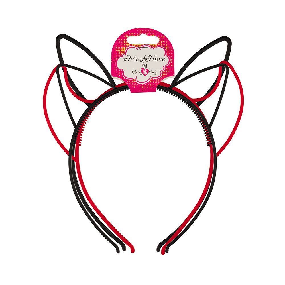 Набор ободков для волос 15 шт (5х3 шт), №03, Cherry Mary T/O6101 Набор ободков для волос 15 шт (5х3 шт), №03, Cherry Mary T/O6101