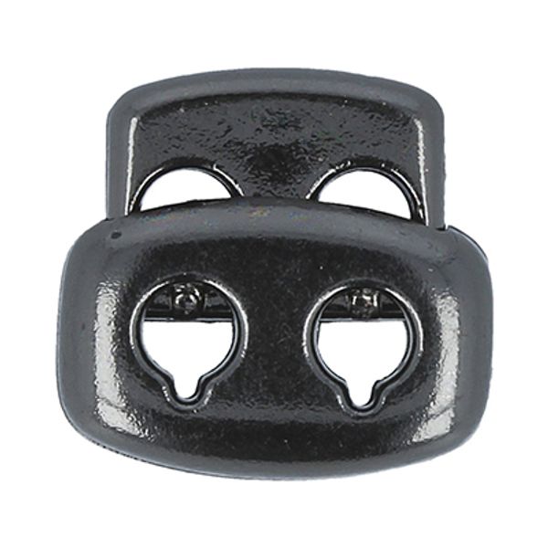 Фиксатор (зажим) для шнура пластик 2 отв., ⌀3.0 мм, 72 шт, 07 под олово, Micron A 5562