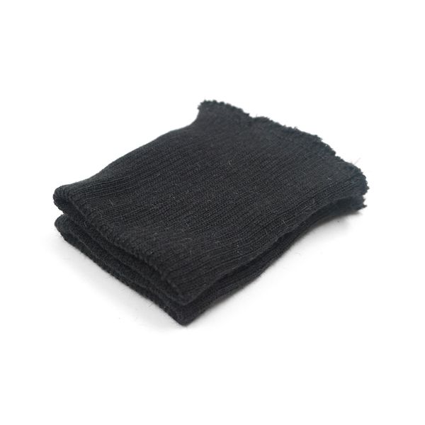 Манжеты трикотажные 7.0х9.5 см, уплотненный 2х1, 004 черный