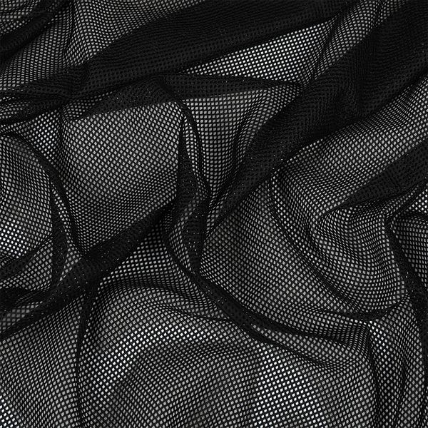 Сетка подкладочная трикотажная 65 г/м², 170 см / 5 метров, TBY.0354.03.5, цв.03 черный