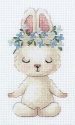 Набор для вышивания нитками Klart, Медитация, 13х9 см