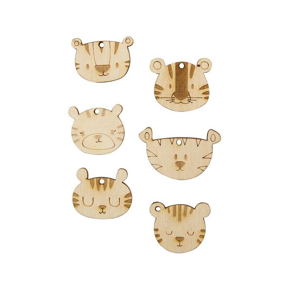 Заготовка для декорирования Набор № 5 Тигры, 6 шт Astra&Craft