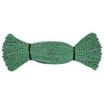 Шнур отделочный плетеный ⌀6.0 мм / 30 метров, зеленый, С887Г7