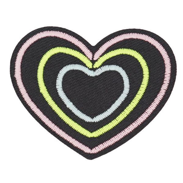 Термоаппликация светящаяся в темноте Сердце, Hobby&Pro