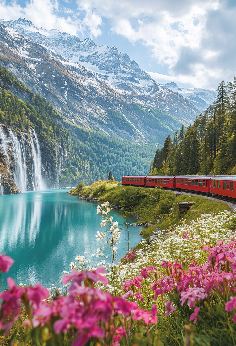 Пазл 1500 элементов, PZL-1500/42 Шепот горного водопада, Фрея