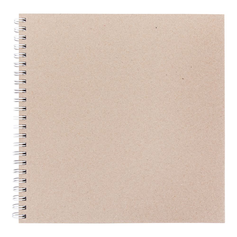 Заготовка для альбома (на пружинке) 1250 г/м², 20х20 см, 5 л, 02 Белая пружина, Mr.Painter ZKL-03