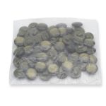 Пуговицы на ножке 22L (14мм), пластик (col.20 хаки), 72 шт, CR P-45