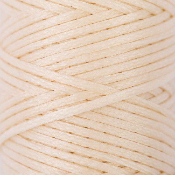 Нитки для кожи вощёные, плоские 0.8 мм, 25 м, 1 катушка, 006 суровый, LC-001 Промысел