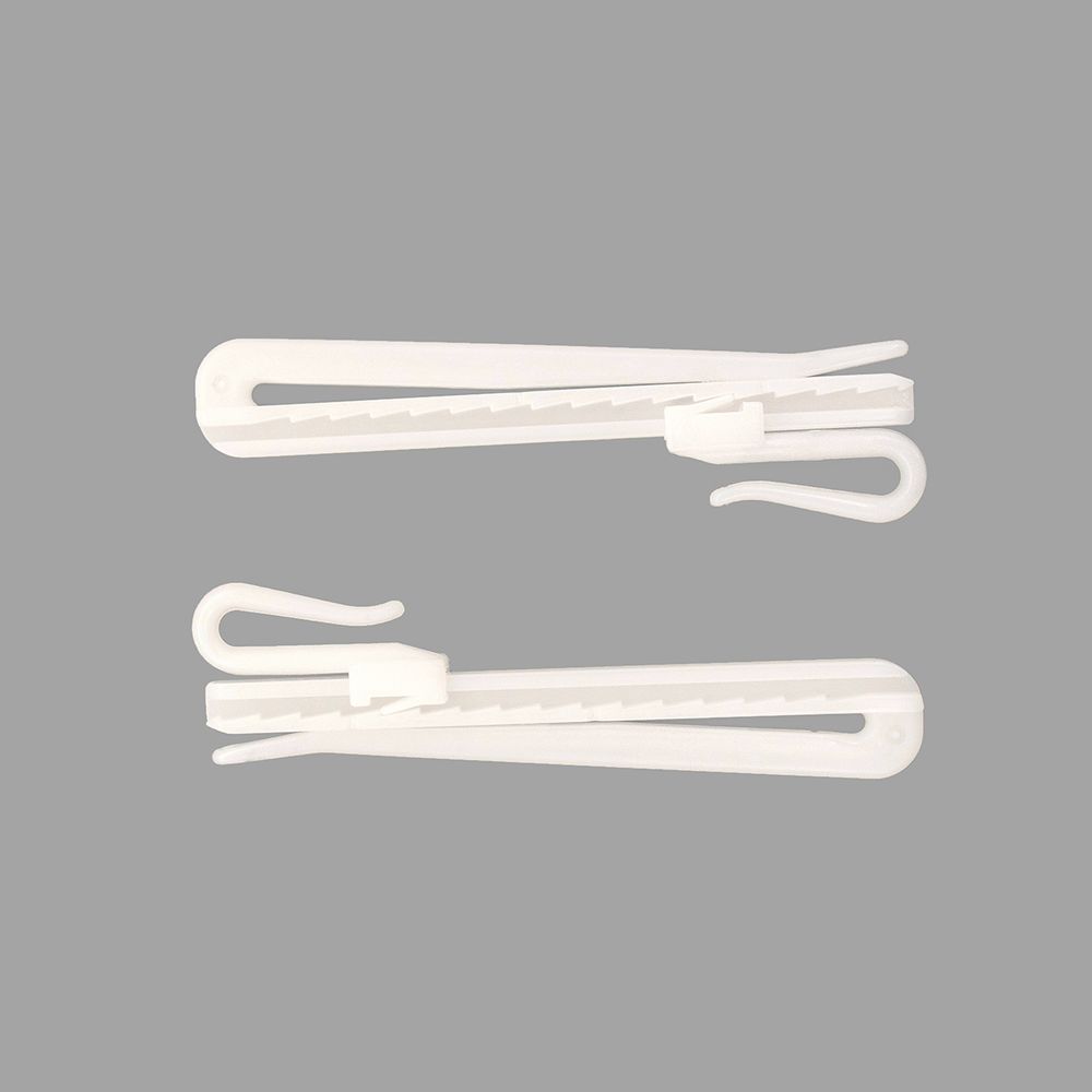 Крючки шторные для карниза 90 мм, регулировочные, 20 шт