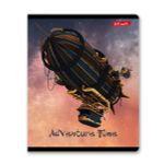 Тетрадь ученическая общая, глянцевая ламинация, A5+ 96 л. на скобе 60 г/м², белизна 100%, 5 шт, клетка в термоусадочной пленке, 000774 Время приключений, Светоч 96ТЕТк-004