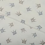 Футер 2-нитка начес 190 г/м², 100-100 см / 6 метров, N-ДЛ190-02, цв.бел/серый