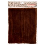 Мех "Кролик" ворс 8мм, 48 смх50 см, коричневый