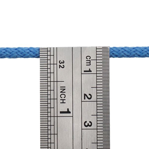 Шнур плетеный ⌀4.0-5.0 мм / 100 метров, 001 голубой