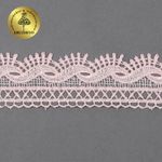 Кружево гипюр (плетёное) 40 мм, цв.6 бл.розовый уп. 9 м, Kruzhevo