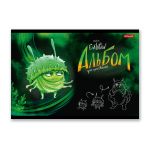 Альбом для рисования 100 г/м², A4 29х20.5 см, 12 л. на скобе, 10 шт, 000692 Монстриум, Светоч 12АЛСК4_1_3_9