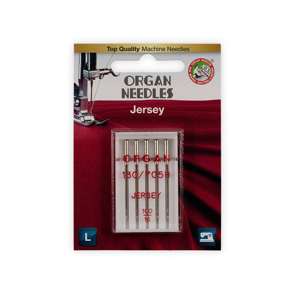 Иглы для швейных машин для джерси 130/705 Н, №100, 5 игл, 5205100BL 100, ORGAN