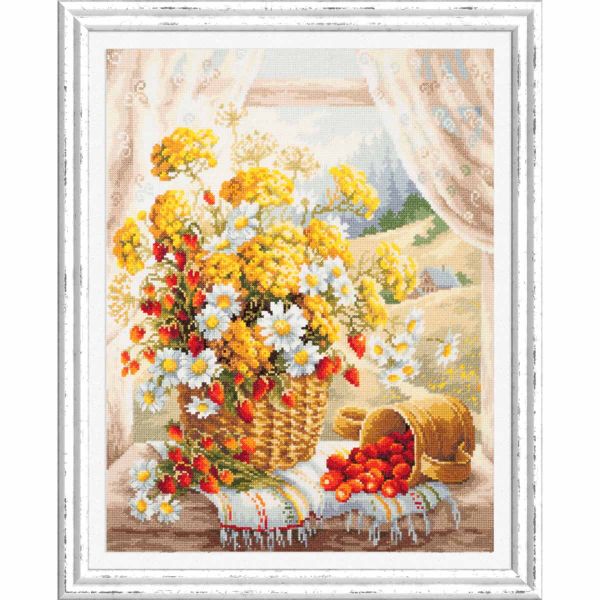 Набор для вышивания нитками Чудесная игла, Медовый аромат 32х40см