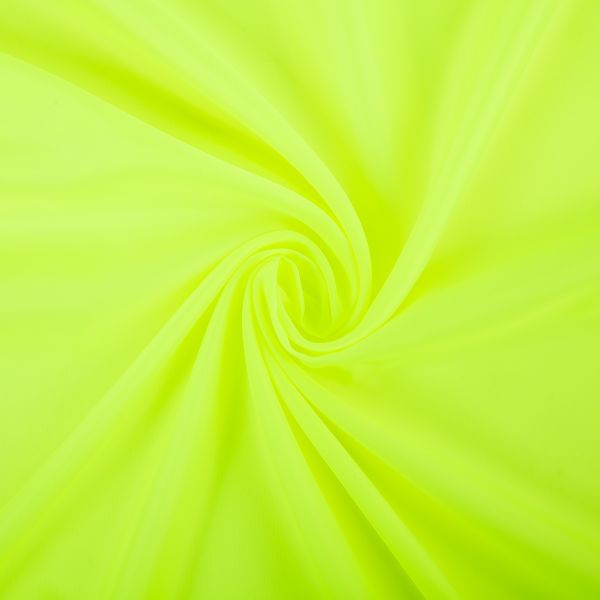 Ткань подкладочная (таффета) 180Т, 57 г/м², 500х152 см, 501 люминесцентно-желтый, Gamma 180Т