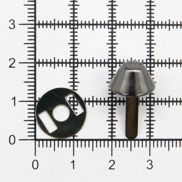 Пукля 1.2х1.2х0.6 см (т.никель), К3130Д, 50 шт